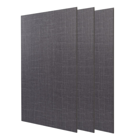 Panouri Decorative - Pachet 3 plăci cristal carbon, D6658, 1220 x 890 x 5 mm, Negru