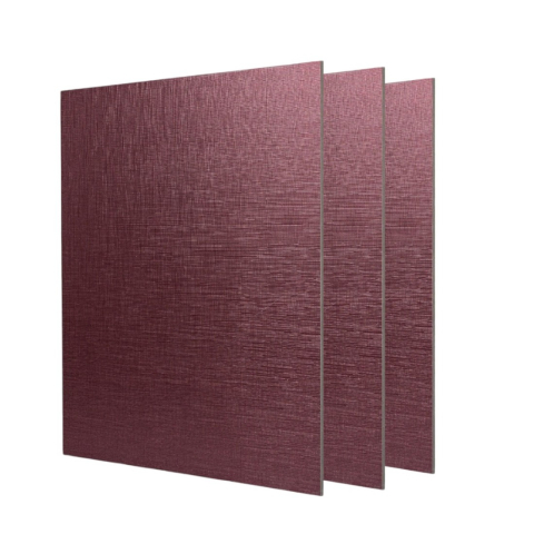 Panouri Decorative - Pachet 3 plăci cristal carbon, D6669, 1220 x 890 x 5 mm, Visiniu
