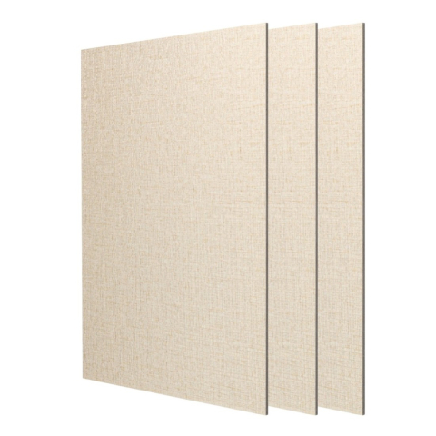 Panouri Decorative - Pachet 3 plăci cristal carbon, D6672, 1220 x 890 x 5 mm, Crem