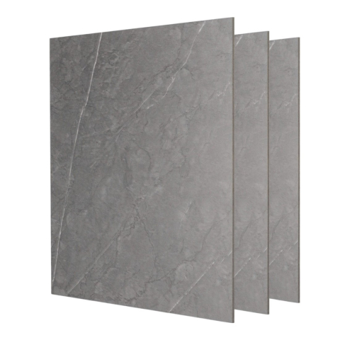 Panouri Carbune Bambus - Pachet 3 plăci decorative din cărbune de bambus și PVC, D6497, 1220 x 800 x 5 mm, Gri Inchis