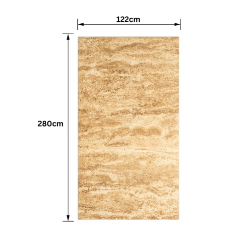 Pachet 4 plăci SPC decorativ pentru perete, D7764, finisaj Mat, 2800 x 1200 x 7.8 mm [2]