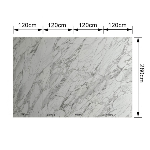 Pachet 4 plăci SPC decorativ pentru perete, D7804, finisaj Lucios, 2800 x 1200 x 8.6 mm [2]