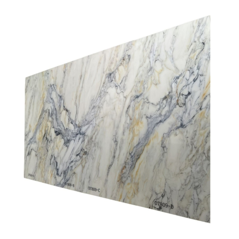 Pachet 4 plăci SPC decorativ pentru perete, D7809, finisaj Lucios, 2800 x 1200 x 8.6 mm [1]