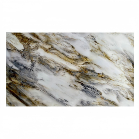 Panouri Decorative Interior - Pachet 4 plăci SPC decorativ pentru perete, D7813, finisaj Lucios, 2800 x 1200 x 8.6 mm