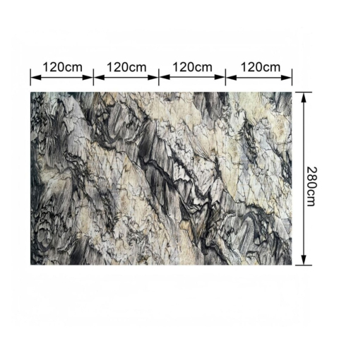 Pachet 4 plăci SPC decorativ pentru perete, D7815, finisaj Lucios, 2800 x 1200 x 8.6 mm [2]