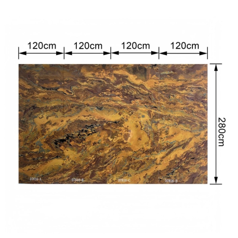 Pachet 4 plăci SPC decorativ pentru perete, D7816, finisaj Lucios, 2800 x 1200 x 8.6 mm [2]