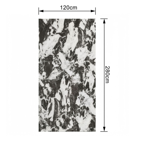 Pachet 4 plăci SPC decorativ pentru perete, D7859, finisaj Lucios, 2800 x 1200 x 8 mm [2]