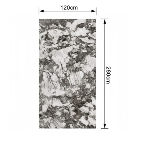 Pachet 4 plăci SPC decorativ pentru perete, D7860, finisaj Lucios, 2800 x 1200 x 8 mm [2]