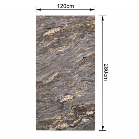 Pachet 4 plăci SPC decorativ pentru perete, D7870, finisaj Lucios, 2800 x 1200 x 8 mm [2]