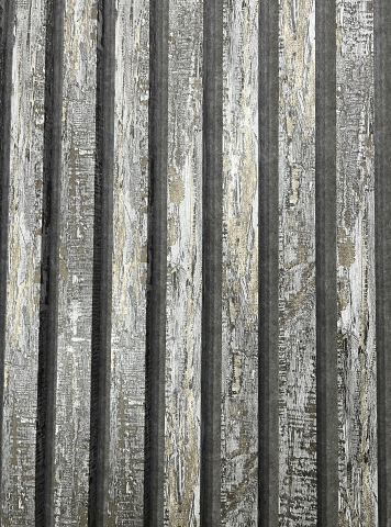 Panou acustic lamelar din MDF pe fetru, 2400 x 600 x 21 mm, Lemn antichizat [11]
