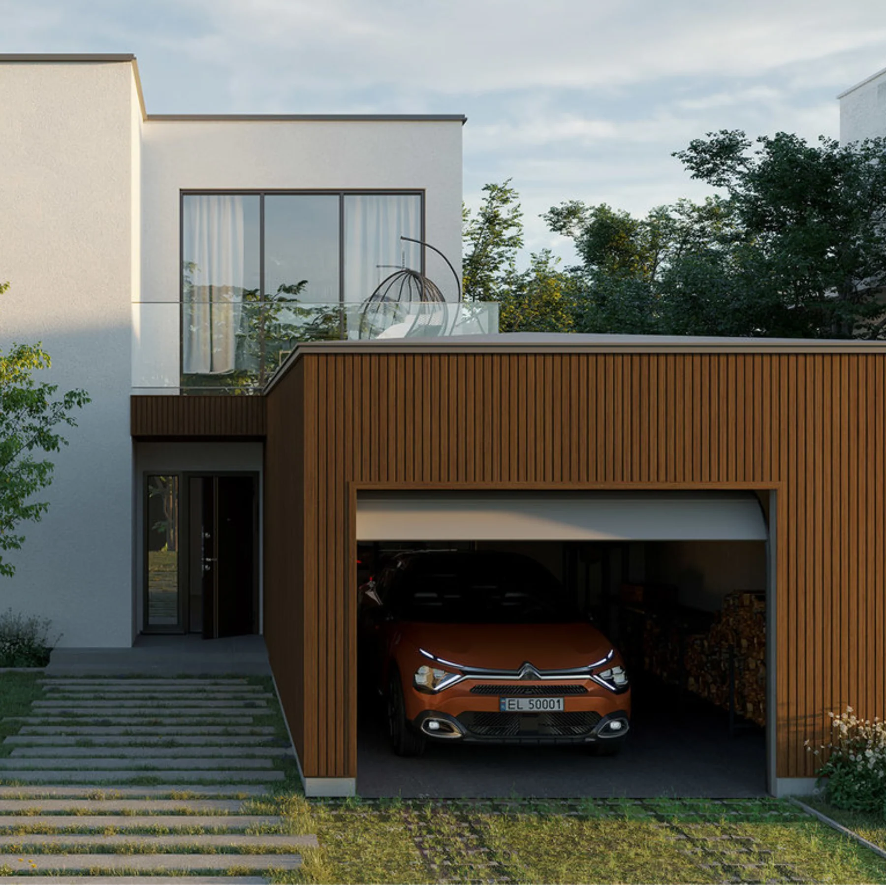 Riflaj exterior - Riflaj Decorativ Exterior Vilo Fronto