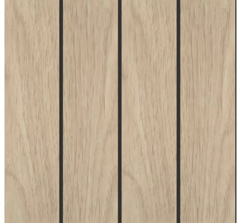Panou decorativ de perete Deluxe din polistiren, 2950 x 315 x 7 mm, decor Frasin [1]