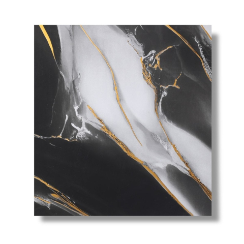 Panouri Decorative - Panou decorativ, lamelar, polimer rigid, D7609, 270x30.5x0.45cm, Negru