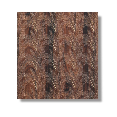 Panouri Decorative - Panou decorativ, lamelar, polimer rigid, D7616, 270x30.5x0.45cm, Maro