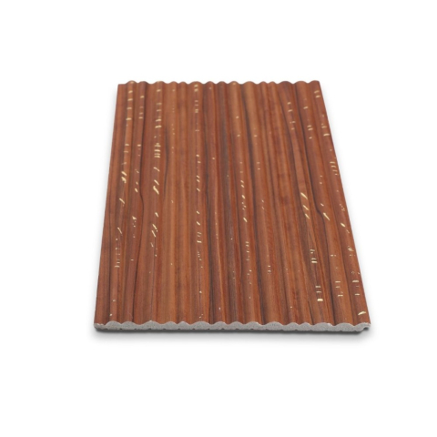 Panou decorativ, lamelar, polimer rigid, D7627, 270x15.2x0.6cm, Maro inchis [1]