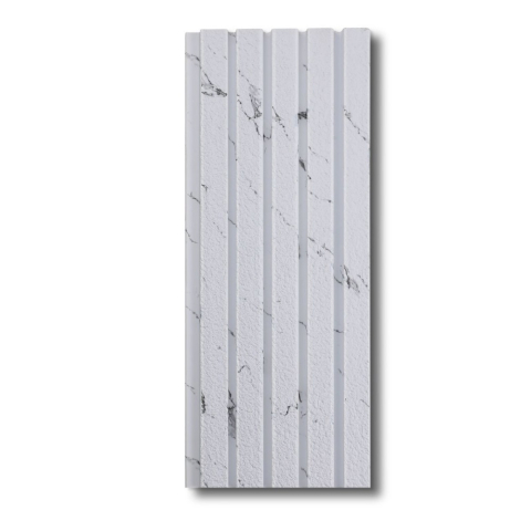 Panouri Decorative - Panou decorativ, lamelar, polimer rigid, D7631, 270x11.8x1.1cm, Alb