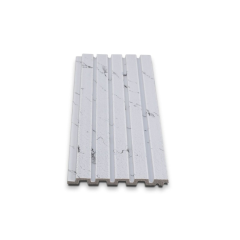 Panou decorativ, lamelar, polimer rigid, D7631, 270x11.8x1.1cm, Alb [1]