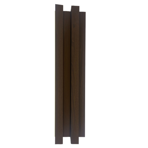 Panouri Decorative - Panou decorativ lamelar WPC, montaj rapid, rezistenta ridicata, D7515, 260x21.4x6cm, nuc inchis