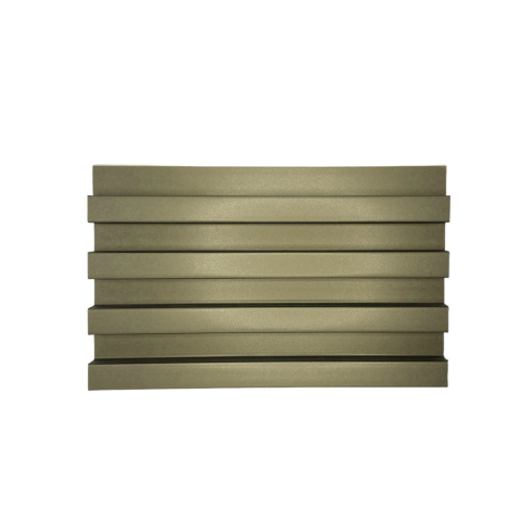 Panou decorativ lamelar WPC, montaj rapid, rezistenta ridicata, D7528, 260x16.8x2.3cm, auriu sidefat [2]