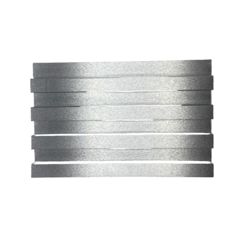 Panou decorativ lamelar WPC, montaj rapid, rezistenta ridicata, D7529, 260x16.8x2.3cm, argintiu sidefat [2]