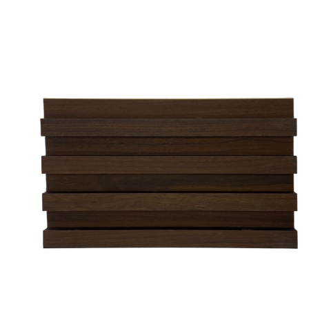 Panou decorativ lamelar WPC, montaj rapid, rezistenta ridicata, D7530, 260x16.8x2.3cm, nuc inchis [2]