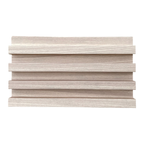 Panou decorativ lamelar WPC, montaj rapid, rezistenta ridicata, D7531, 260x16.8x2.3cm, stejar albicios [2]