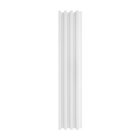 Panouri Decorative - Panou decorativ lamelar WPC, montaj rapid, rezistenta ridicata, D7535, 260x16.8x2.3cm, alb