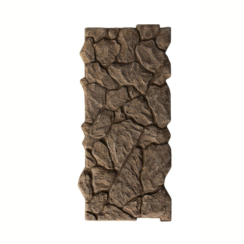 Panouri Decorative Exterior - Panou decorativ PU 3D D7573, efect piatra naturala, ultrausor 1.69 kg, 1210x580x40 mm, interior-exterior, Maro