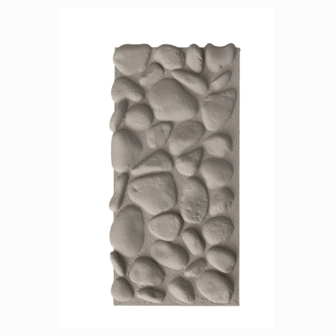 Panouri Decorative Exterior - Panou decorativ PU 3D D7575, efect piatra naturala, ultrausor 1.69 kg, 1200x600x57 mm, interior-exterior, Gri