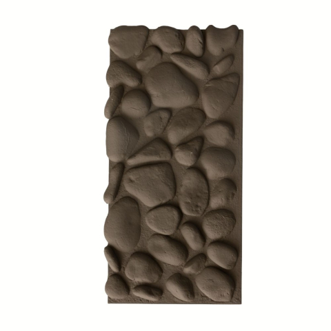 Panouri Decorative Exterior - Panou decorativ PU 3D D7578, efect piatra naturala, ultrausor 1.64 kg, 1200x600x57 mm, interior-exterior, Maro deschis