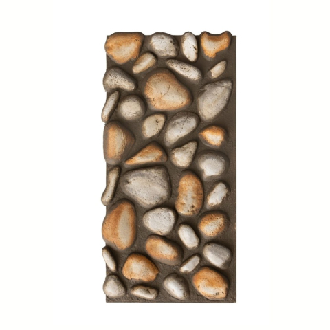 Panouri Decorative Exterior - Panou decorativ PU 3D D7579, efect piatra naturala, ultrausor 2.1 kg, 1200x600x57 mm, interior-exterior, Multicolor