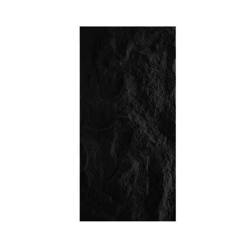 Panouri Decorative Exterior - Panou decorativ PU 3D D7586, efect piatra naturala, ultrausor 1.8 kg, 1200x600x60 mm, interior-exterior, Negru