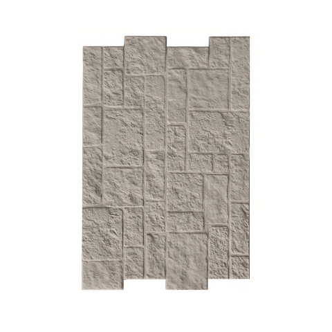 Panouri Decorative Exterior - Panou decorativ PU 3D D7595, efect piatra naturala, ultrausor 1.7 kg, 1200x780x30 mm, interior-exterior, Bej deschis