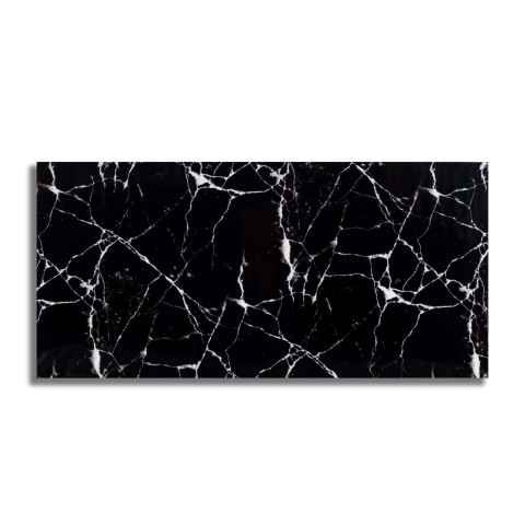Panou decorativ spumă densă PVC D3492, Negru, 600 mm x 300 mm x 2.5mm, 6 buc./pachet [1]
