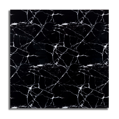Panou decorativ spumă densă PVC D3511, Negru, 600 mm x 600 mm x 2.5mm, 6 buc./pachet [1]
