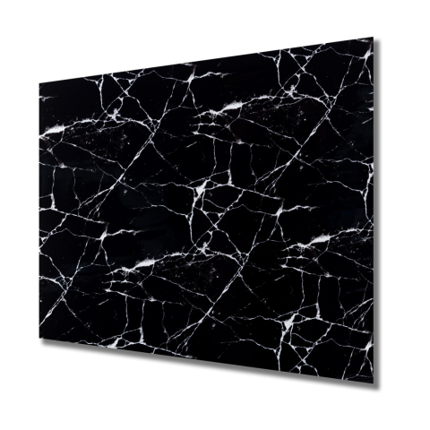 Panouri Decorative - Panou decorativ spumă densă PVC D3511, Negru, 600 mm x 600 mm x 2.5mm, 6 buc./pachet