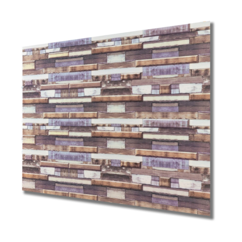 Panouri Decorative - Panou decorativ spumă densă PVC D3521, Maro, 600 mm x 600 mm x 2.5mm, 1 buc./pachet