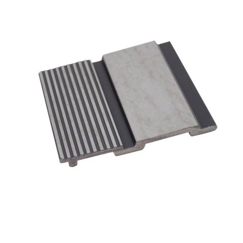 Riflaje Decorative - Panou riflaj decorativ lemn decor Gri, 2800×120×12 mm