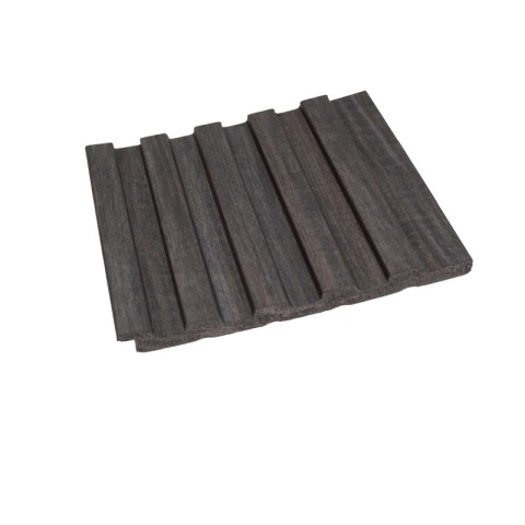 Panou riflaj decorativ lemn decor gri striat, 2800×120×12 mm [1]