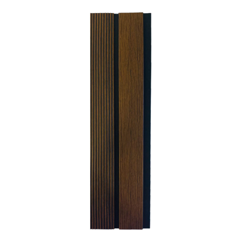Panou riflaj decorativ lemn decor Nuc, 2800×120×12 mm [3]
