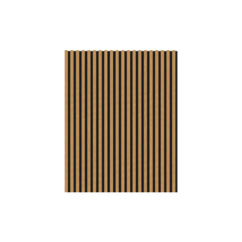 Panou riflaj decorativ MDF decor stejar clasic, 2600×205×21 mm [1]