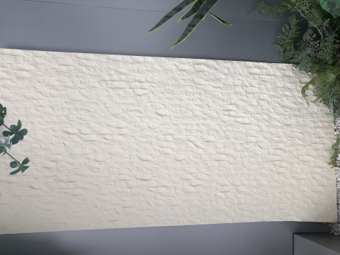 Panouri Decorative - Panou piatră flexibilă GrainStone, 1200 x 600 mm, Ivoriu