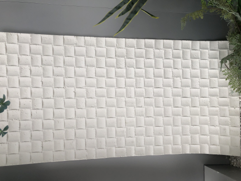 Panouri Decorative - Panou piatră flexibilă Mosaic, 1200 x 600 mm, Ivoriu