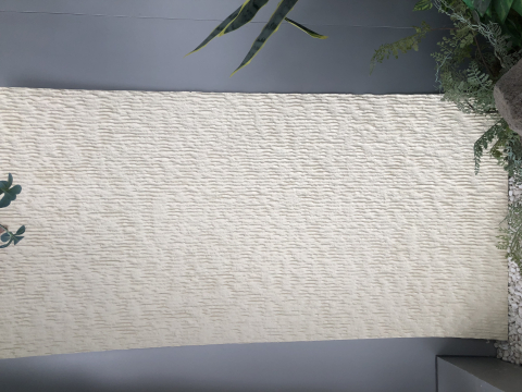 Panouri Decorative - Panou piatră flexibilă WaveStone, 1200 x 600 mm, Ivoriu