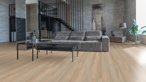Parchet - Parchet SPC Vinil Tarkett iDeal SPC 50 Linen Wood, 1220 x 182 x 5 mm, R9, 1,998 mp (9 plăci), 16.5 kg/cutie