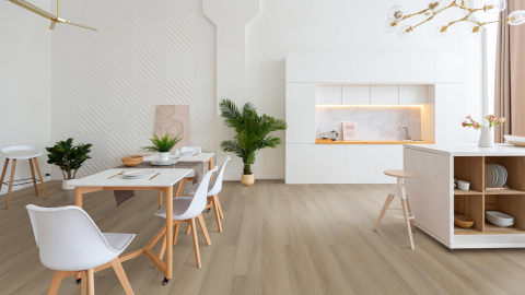 Parchet - Parchet SPC Vinil Tarkett iDeal SPC 50 Sienna Wood, 1220 x 182 x 5 mm, R9, 1,998 mp (9 plăci), 16.5 kg/cutie