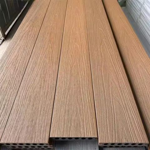 Pardoseala WPC Terasa D6483, antiderapanta, rezistenta UV si inghet, clasa trafic 23, 2900x140x25 mm, Caramiziu [11]