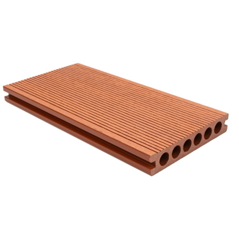 Pardoseala WPC Terasa D6483, antiderapanta, rezistenta UV si inghet, clasa trafic 23, 2900x140x25 mm, Caramiziu [1]