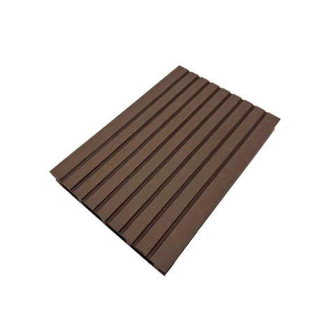 Pardoseala WPC Terasa D7484, antiderapanta, rezistenta UV si inghet, clasa trafic 23, 2800x140x25 mm, Nuc natural [1]