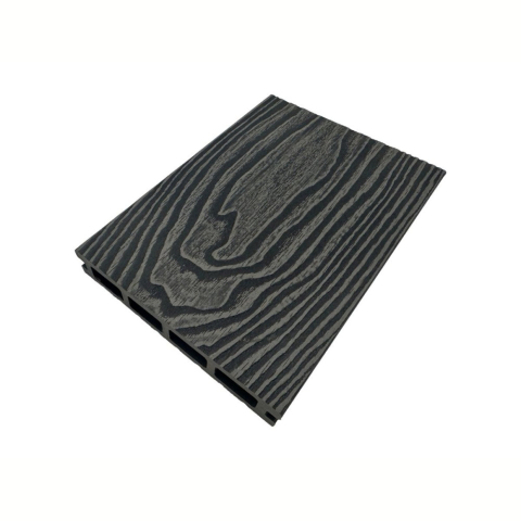 Pardoseala WPC - Pardoseala WPC Terasa D7485, antiderapanta, rezistenta UV si inghet, clasa trafic 23, 2800x140x25 mm, Stejar gri